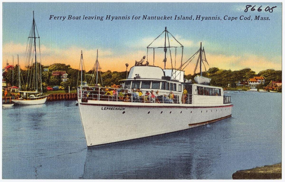 Ferry to Martha's Vineyard and Nantucket from Hyannis - a memorable day trip from about $72 round trip