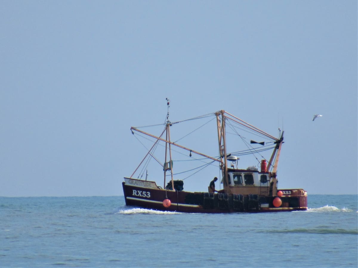 Sport fishing charter boat heading out to sea - party boats and private charters depart from Hyannis