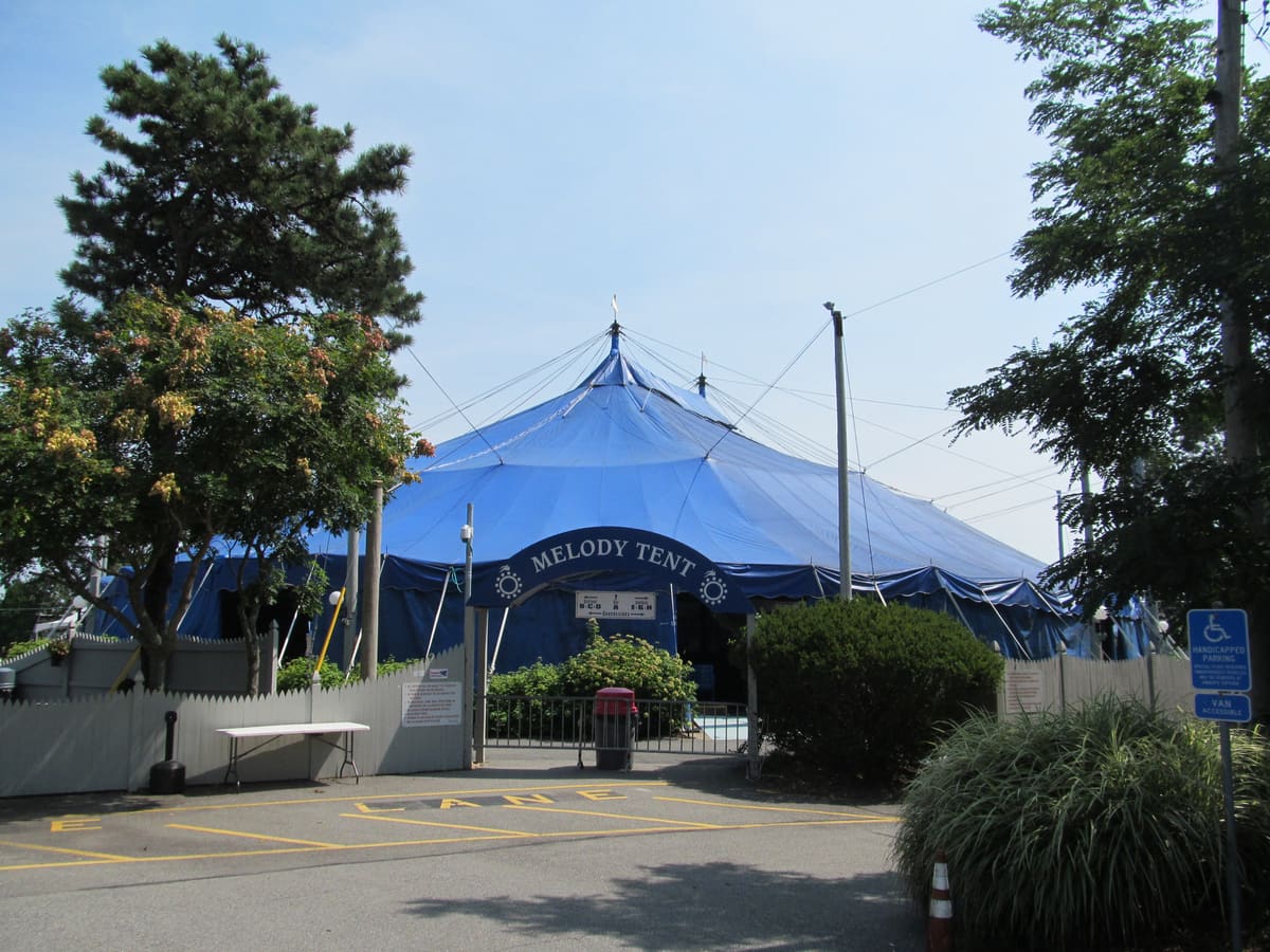 Cape Cod Melody Tent in Hyannis - a beloved outdoor amphitheater hosting national acts every summer